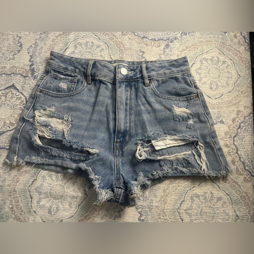 Pacsun Distressed Denim Shorts size 26